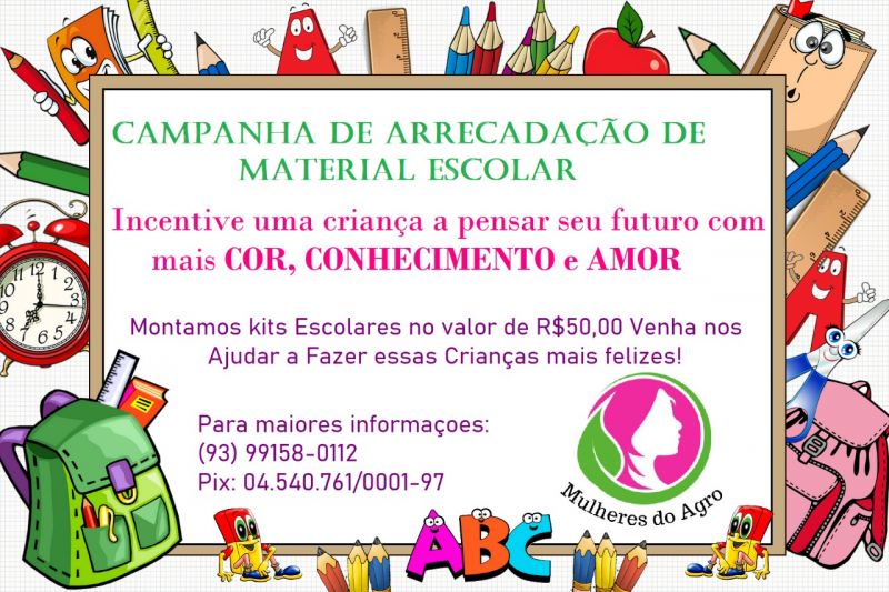 AÇÃO SOLIDARIA DAS MULHERES DO AGRO!